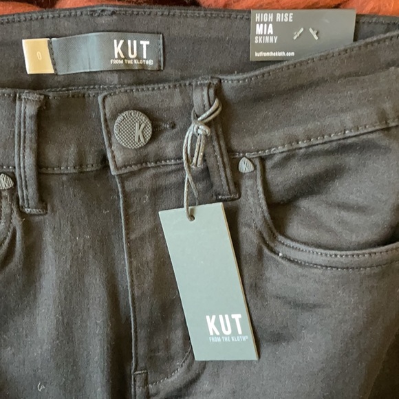 Kut From The Cloth high rise skinny jeans, size 0 - Picture 4 of 5